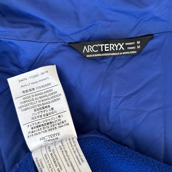 Arc'teryx Women's Blue Puffer Jacket - Picture 3 of 3